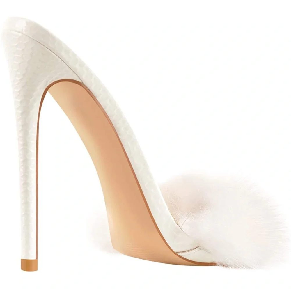Stiletto open toe pumps - Picture 4 of 5